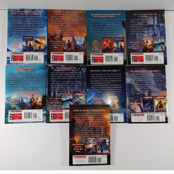 I Survived Book Lot of 9 Lauren Tarshis Paperback Books - Picture 2 of 2